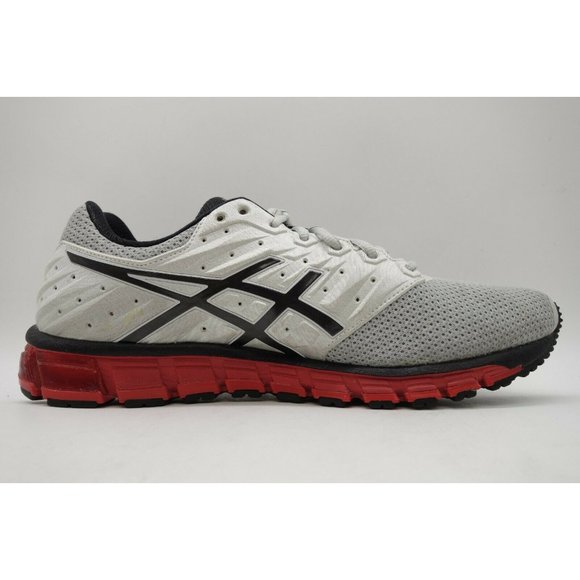 Asics Gel Quantum 180 Gray Mesh Lace Up Athletic Running Shoes Men\'s 11.5